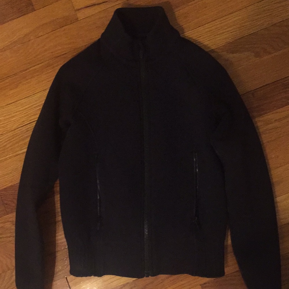 lulu lemon black bomber jacket - Picture 2 of 5
